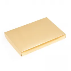 24 Choc Shiny Gold Folding Lid